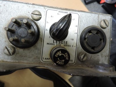 Leslie Model 21H Series 3 Vintage Tube Amplifier Organ Speaker For Parts/Rebuild