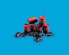 Peco 5064 HO Scale Sacks & Barrels (24) (Importación USA)