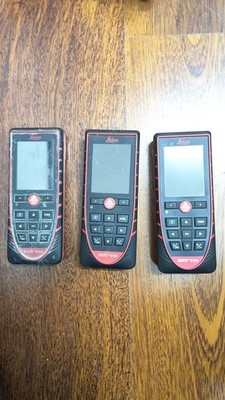 Lot of 3 Leica DISTO D3a Laser Distance Meters - Tilt Sensor - Tested & Working