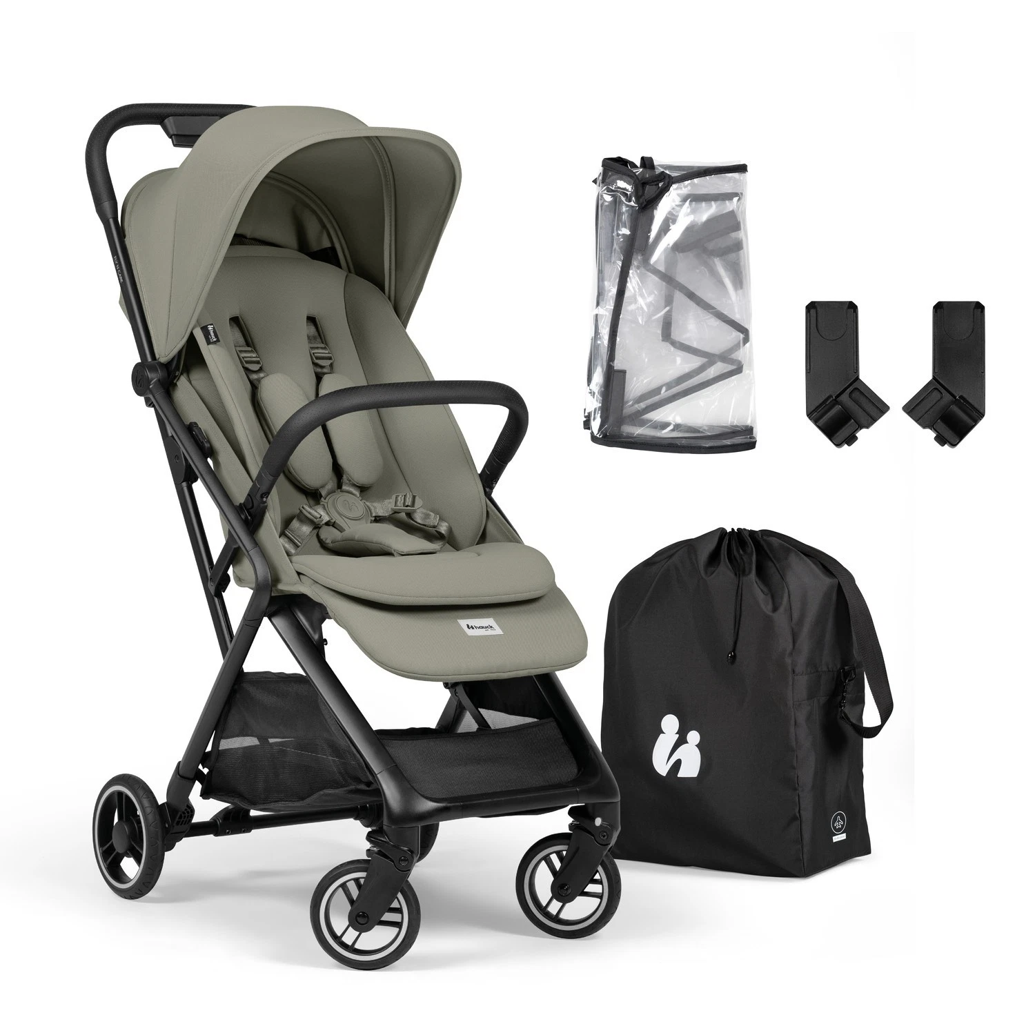 hauck Fly N Care, Sage Green - Cabin Approved, Ultra Compact Travel Stroller
Opens in a new window o