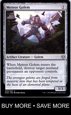 Meteor Golem LP Commander Legends: Battle for Baldur's Gate MTG