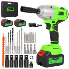 21V MAX Cordless Impact Wrench, 516Ft-lbs (700N.m) 1/2" Brushless Impact Gun,...