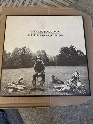 GEORGE HARRISON - ALL THINGS MUST PASS 1970 Vinyl 3Lp ORIGINAL EX / NM