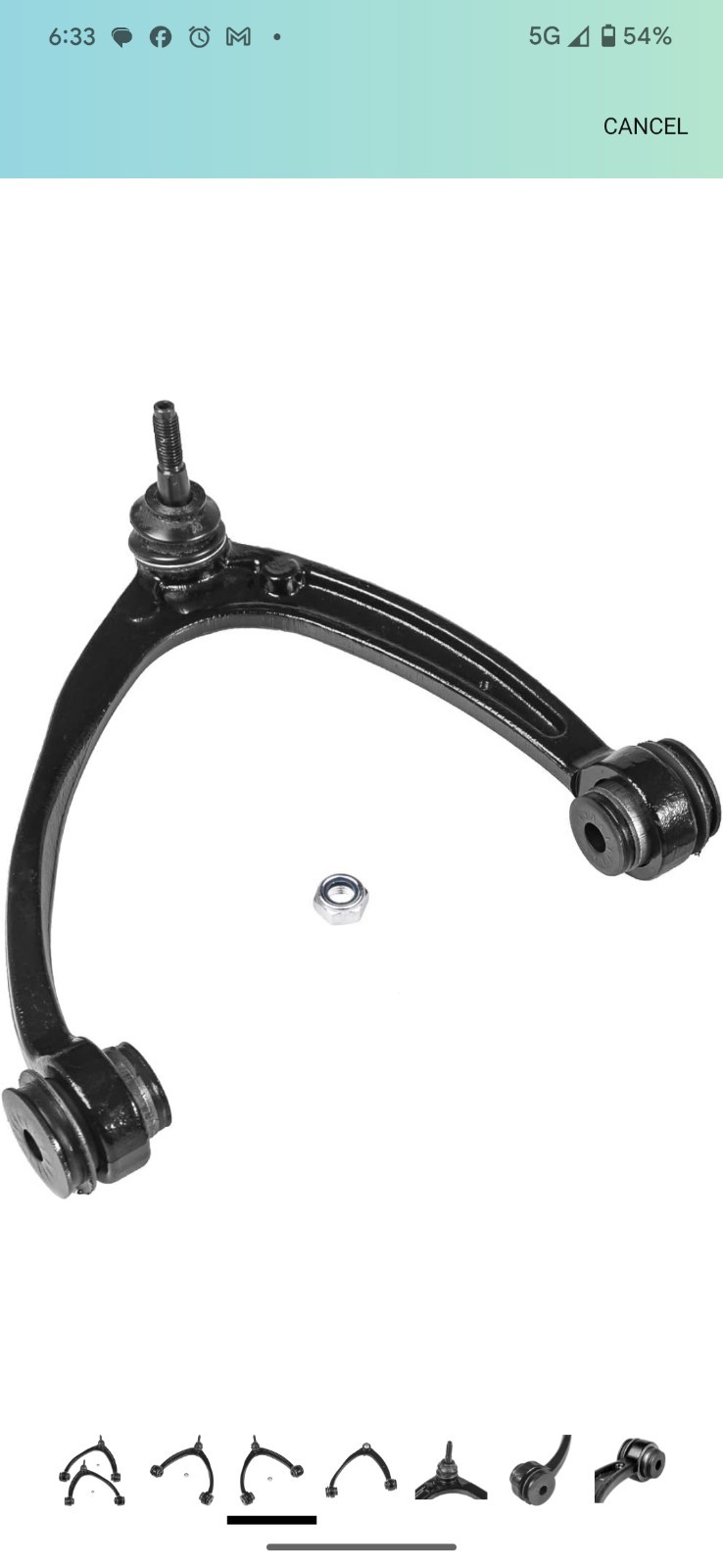 KEYOOG 2Pc Set K80669 K80670 Front Upper Control Arm and Ball Joint Assembly Fit