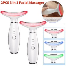 2pcs Neck Face Massager, 3-in-1 Facial Massager,Face Device for Skin Care