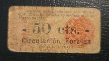 Mexico Catalog# M2073 1915 Hidalgo 50 Centavos Revolutionary Circ. Banknote