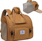 Pet Backpack Carrier for Small Dogs or Cats-Breathable & Collapsible -Large