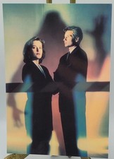 X-Files Postcard Fox Mulder & Dana Scully 1996 Michael Grecco Photographer