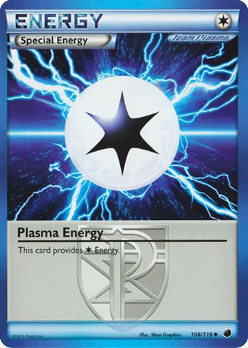 Lightly Played Plasma Energy - 106/116 - Promotional - Crosshatch Holo 2012 Play