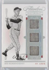 2021 Panini Flawless Mastercraft /15 Red Schoendienst (White Jersey) HOF 0g27