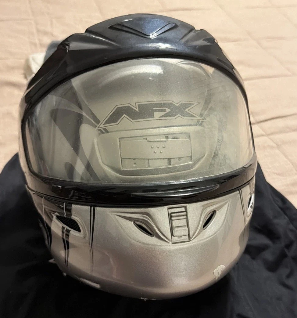 AFX Silver Motorcycle & Powersports Helmets for sale | eBay
