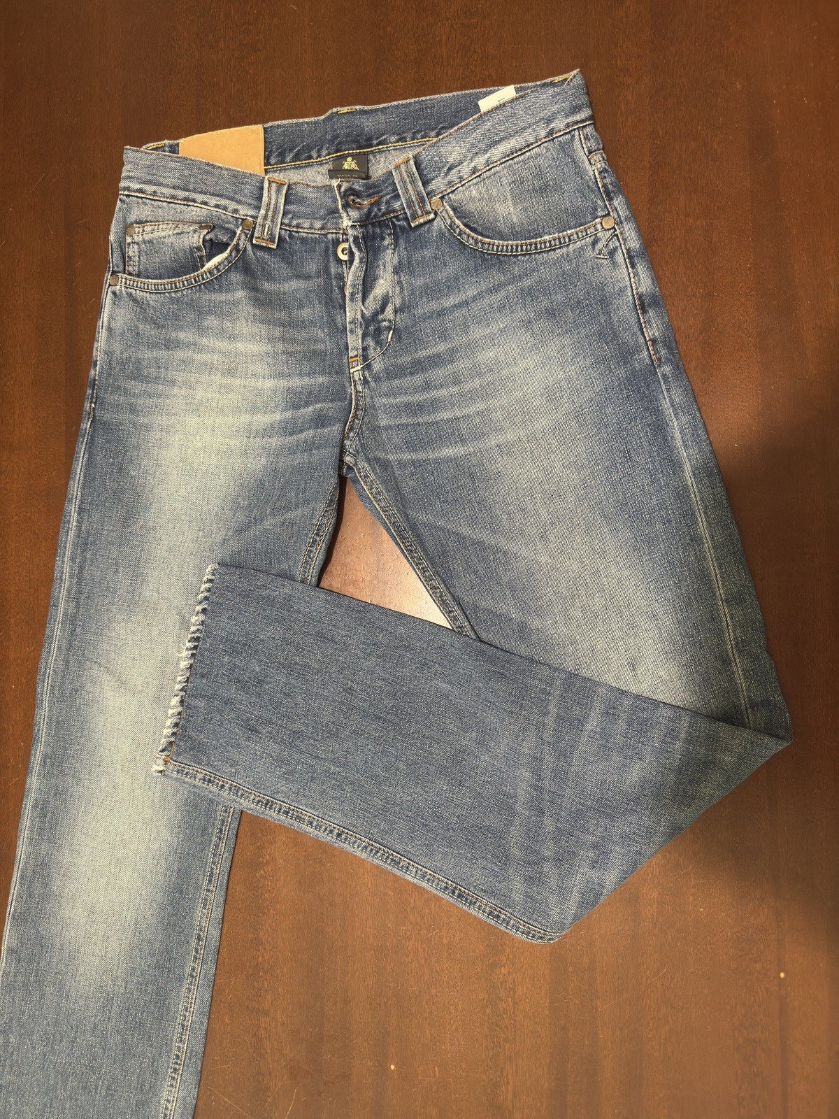 Denim Jeans per Uomo Taglia 44- 071 Blu Medio