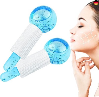 Facial Roller Massagegeräte,Facial Ice Globes, Kühlende Massagebälle für Ges