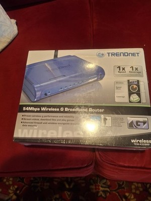 TRENDnet TEW-432BRP Wireless G Router 54Mbps 4 Ports Firewall Encryption