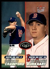 Morgan Burkhart / Paxton Crawford PROS 2001 Ultra #236 Red Sox MLB READ