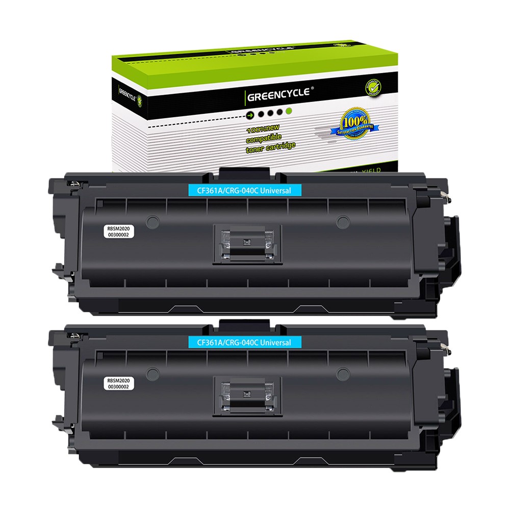 2PK CRG040 Cyan Laser Toner Cartridge Fit For Canon 040 i-SENSYS