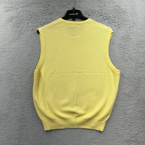 Polo Ralph Lauren Pullover Herren Gr. L Gelb Weste Ärmellos Golf Baumwolle Preppy - Bild 2 von 9