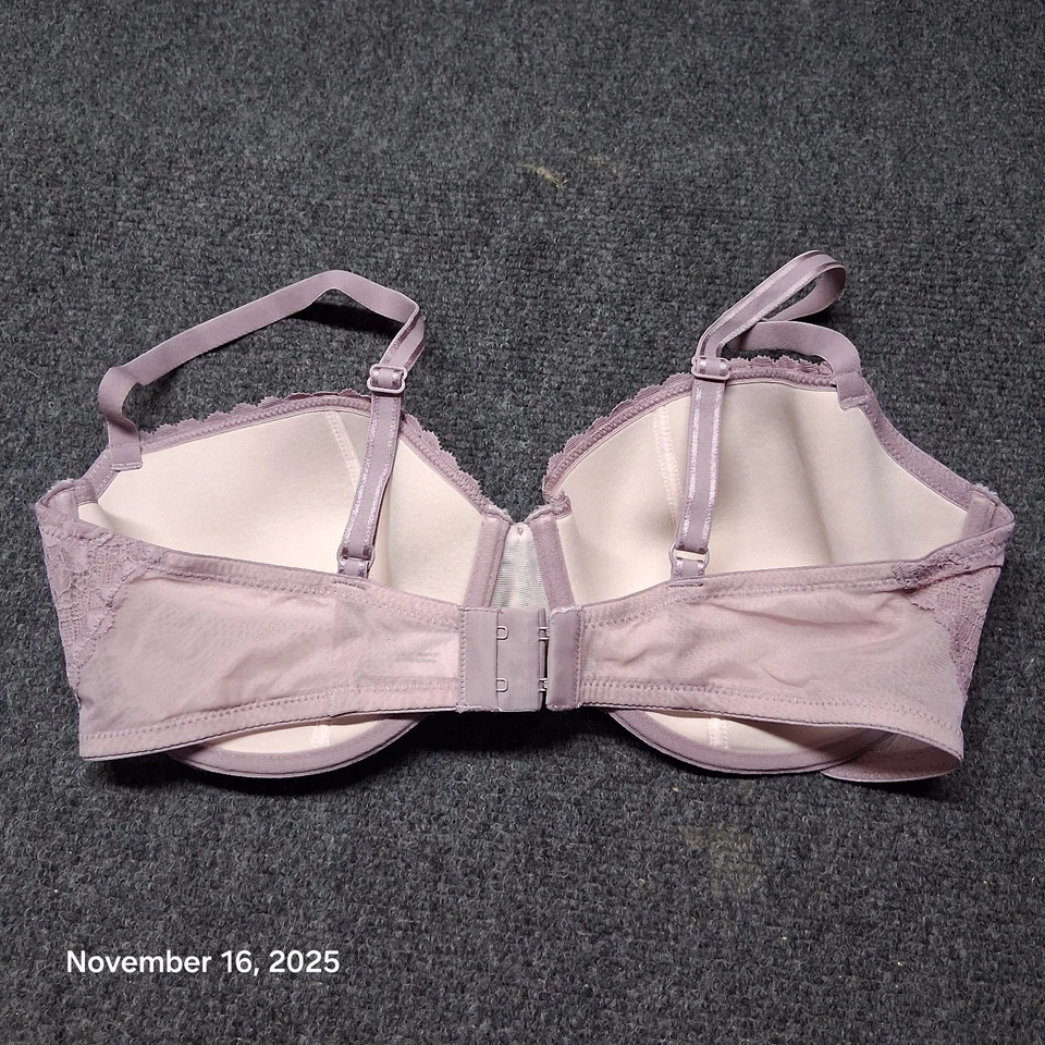 Adore Me Anabella Contour Balconette Pink Lace Bra Womens Size 36DD - Image 4 of 4