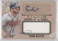 2014 Topps Triple Threads Unity Jumbo Relics 60/99 Evan Gattis Auto 0qo1