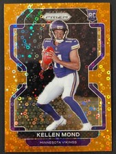2021 Panini Prizm Kellen Mond RC Rookie Orange Disco Prizm #351