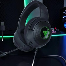 Wired Gaming Headset Razer Kraken V3 X USB 7.1 Surround Sound RGB Black Tech