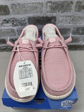 Hey Dude Women's US 10 Wendy Stretch Sox Rosette NIB 2025