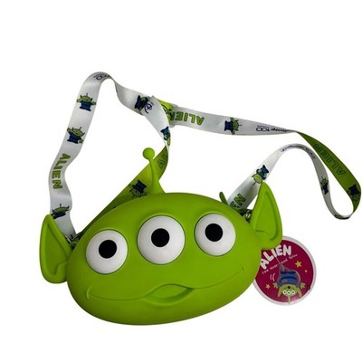 NWT Disney 100 Pixar Toy Story Alien Silicone Crossbody Bag Purse Q Uncle LGM