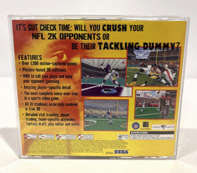 SEGA SPORTS NFL 2K SEGA DREAMCAST COMPLETE SET W/ MANUAL 1999 PLAYERS INC.