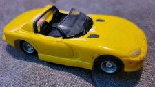 VINTAGE TYCO AFX DODGE VIPER Toys RED SLOT CAR ROADSTER HO CONVERTIBLE RACE