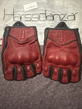 Harssidanzar Fingerless Motorcycle Gloves