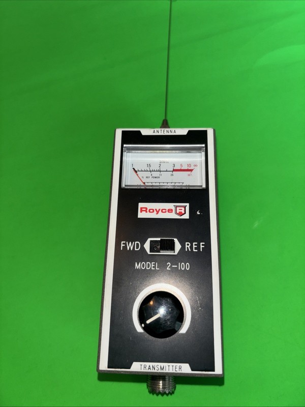 Royce Electronics Model 2-100 Field Strength SWR Meter Vintage Electronic Japan