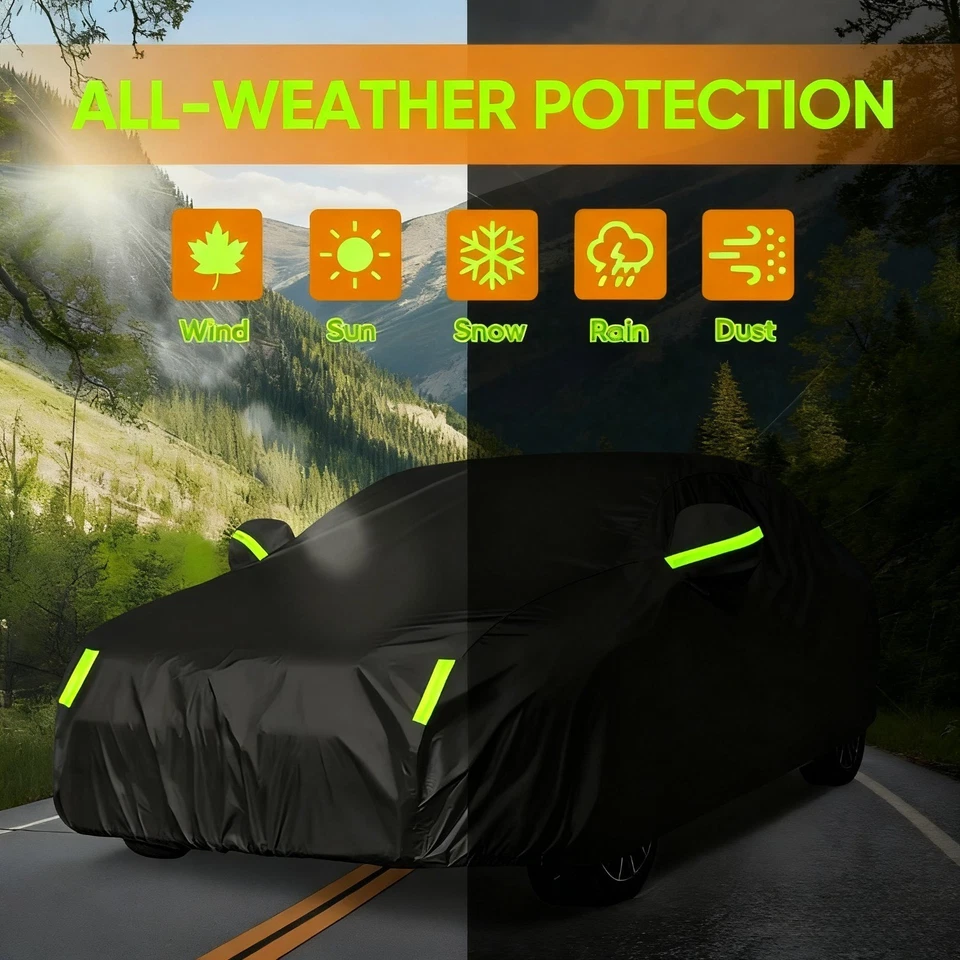 For Nissan Sentra 2000-2024 Custom Fit Car Cover Outdoor All Weather Protection Foto 4 de 4