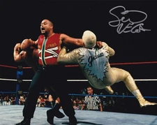Savio Vega Signed 8x10 Photo WWE IWA WWC Goldust Stone Cold Steve Austin Picture