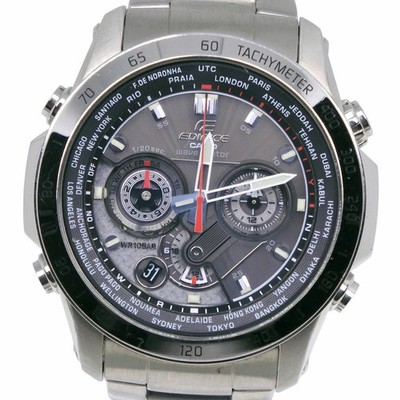 CASIO EQW-M1000D-1AJF Gray Case Size 48mm x 45mm Men's Used Watch #61016
