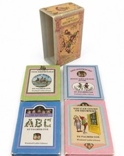 Vintage Palmer Cox The Brownies 4 Mini Book Boxed Set Windmill Little Library