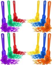 606 Pcs Magnetic Bingo Wand with Chips 6 Colors Metal Chip Magnet Wand for Cl...