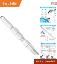 Pool Pole Aluminum Telescopic 12FT Heavy Duty Skimmer Rake Vac Brush