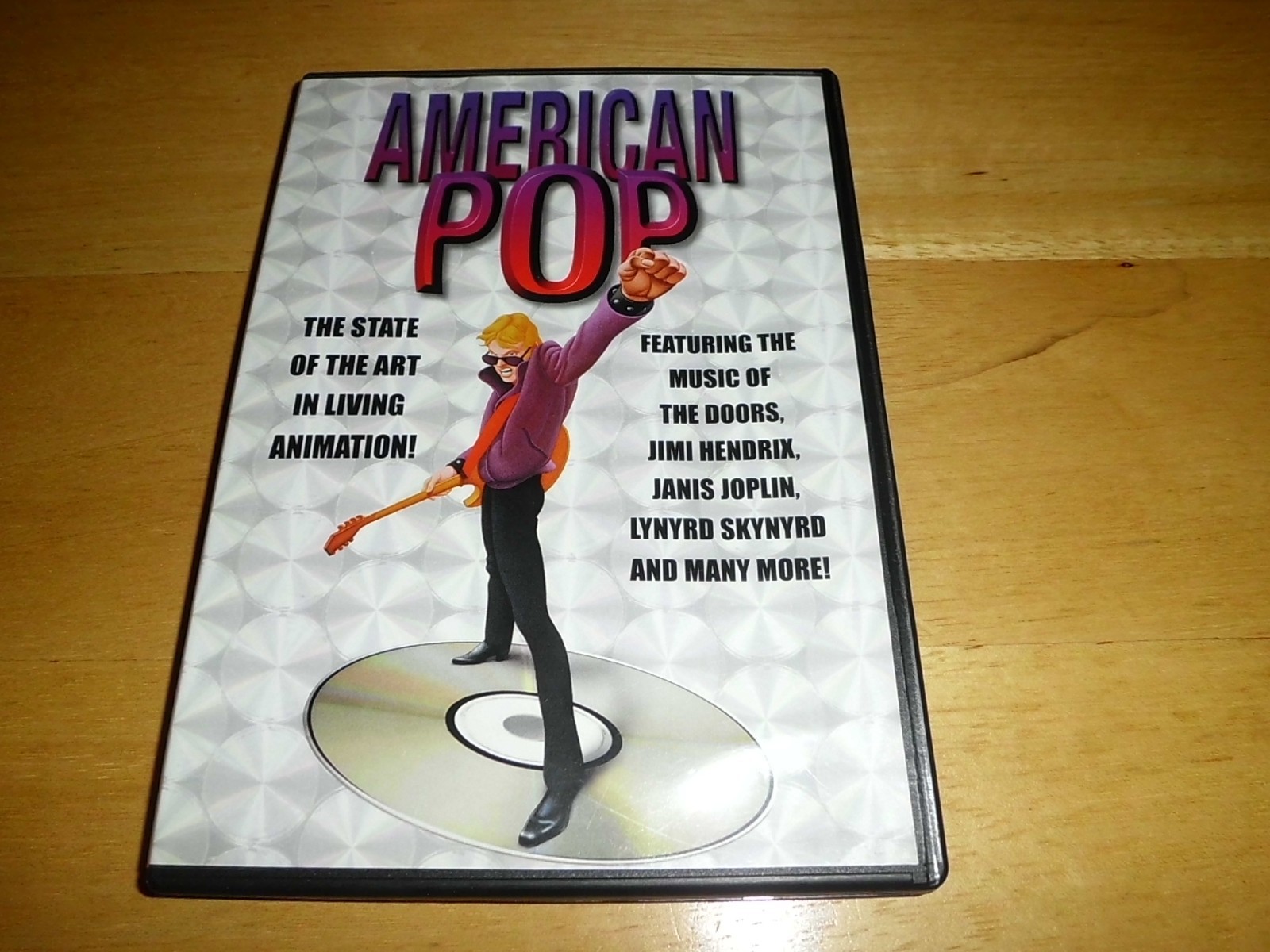 American Pop (DVD, 1998) Ralph Bakshi: Hendrix Joplin Lynyrd; Rare/OOP! 1980