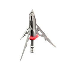 G5 Megameat 3-Blade Expandable Broadheads  3-Pack  100/125 Grains  Razor S...