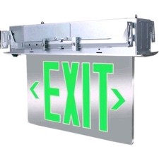 Qllite Led Exit Sign Led Edge-lit Exit Sign Emergency Light With Battery Backup Qllite Led Exit Sign Led Edge-lit Exit Sign Emergency Light With Battery Backup