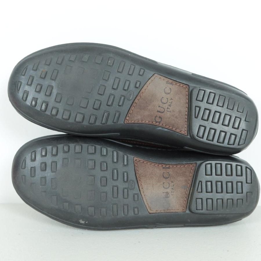 GUCCI Horsebit Suede Loafers Dress Shoes Size:36.5/JP:23.5 Brown 141162K Authen thumbnail 7