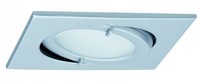 Paulmann MöBel Einbauleuchten Set IP44 Quadro Schwenkbar 3X20W 60VA 230/12V G4