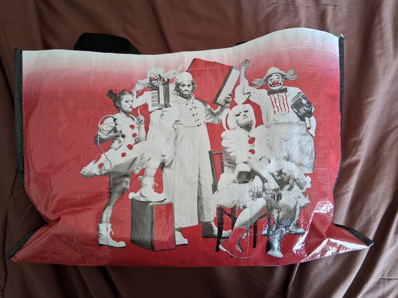 2012 Cirque du Soleil ZARKANA souvenir tote bag Las Vegas show collectible