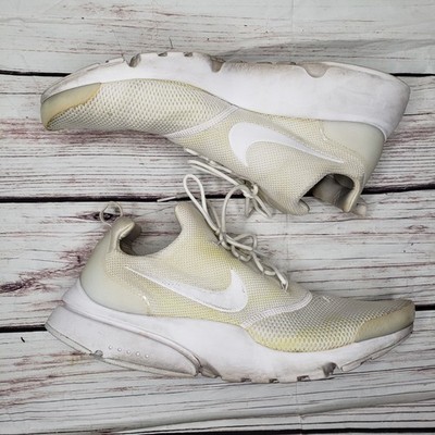 Nike Presto Fly Triple White Men Running Shoes Sneakers Trainers sz 13 workout