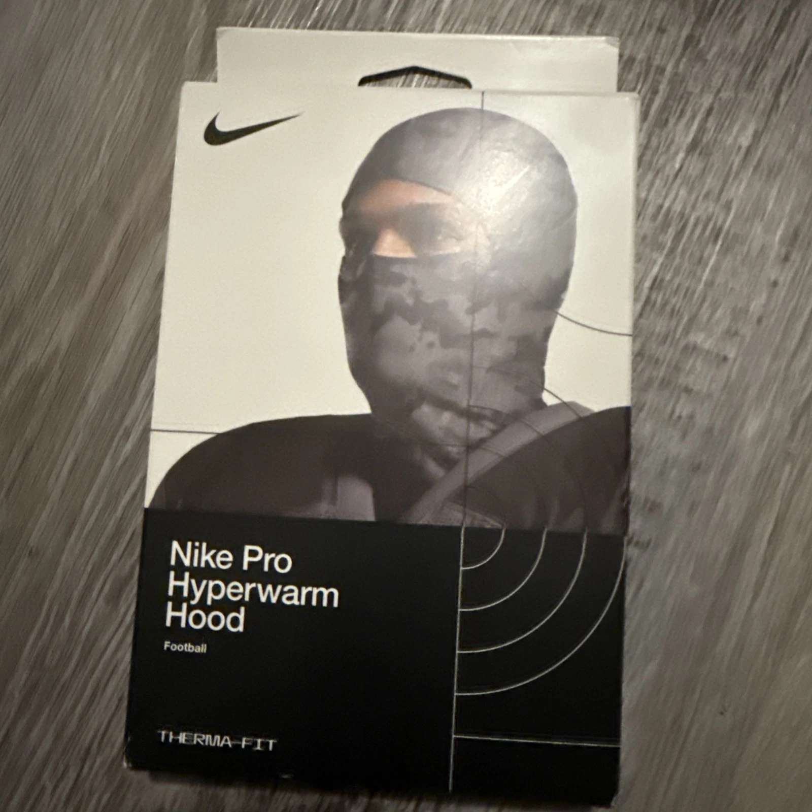 Nike Pro Hyperwarm Ski Mask Hood - Grey Camo - Rare - NEW