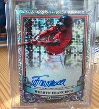 Welbyn Francisca 2024 Bowman Sterling Speckle Auto /99