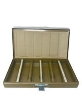 Vintage Kenco Individual Slide File Case Model 500 - Holds 450 2X2 Slides