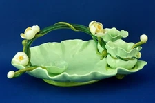 George Jones Tray Strawberry Service Bowls Ladles Ceramic 1800 XIX