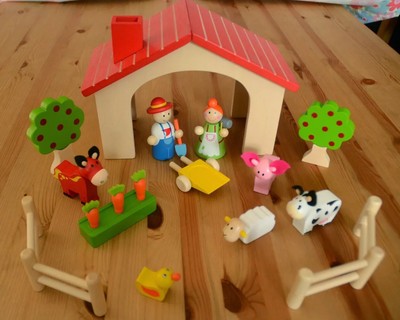 toy wooden farm yards