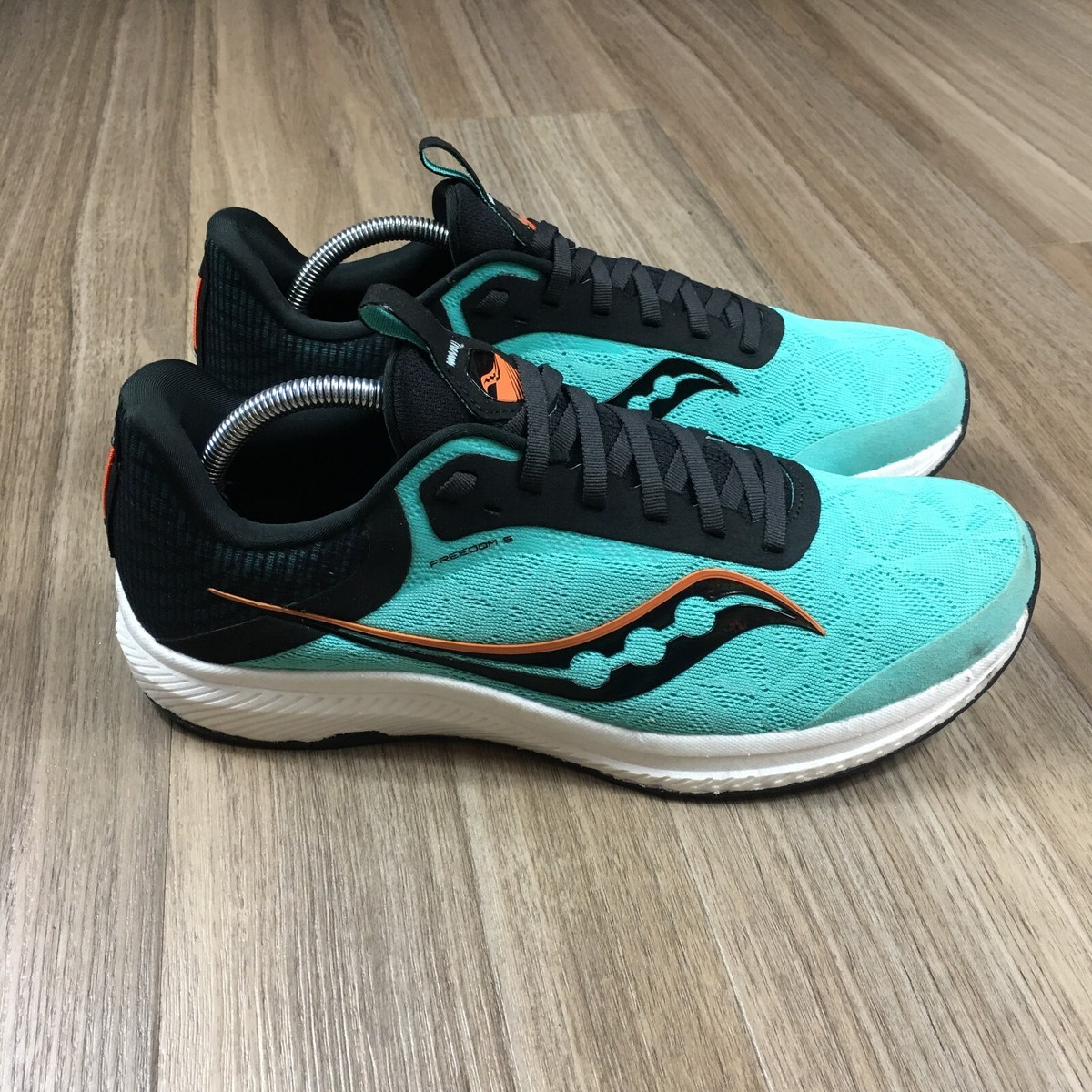 Saucony Freedom 5 Mens Running Walking Shoes Blue Black  display picture 1